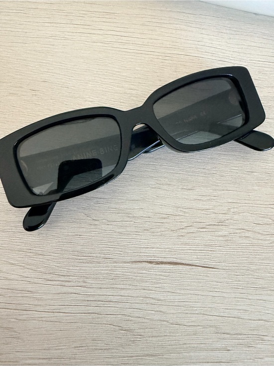 Anine Bing Accessories - Anine Bing Black Napa Sunglasses